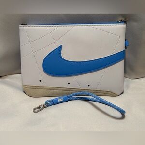 Nike Women's White and Blue Wristlet